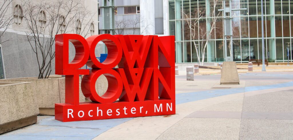 Downtown Rochester Sign Downtown Rochester Sign